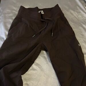 brown cocoa lululemon dance pants open leg size 0 worn two times